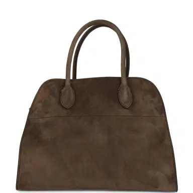 The Row The Row Soft Margaux 12 Bag Nut Brown Suede Silver Hardware | Thumbnail 5 The Row The Row Soft Margaux 12 Bag Nut Brown Suede Silver Hardware | Thumbnail 5