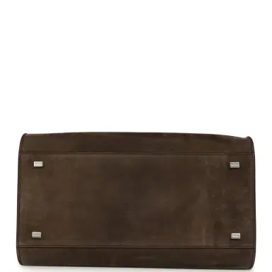 The Row The Row Soft Margaux 12 Bag Nut Brown Suede Silver Hardware | Thumbnail 6 The Row The Row Soft Margaux 12 Bag Nut Brown Suede Silver Hardware | Thumbnail 6