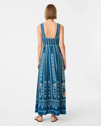 Emporio Sirenuse Nellie Dress with Ballerina Embroidery | Thumbnail 14 Emporio Sirenuse Nellie Dress with Ballerina Embroidery | Thumbnail 14