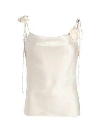 Cinq à Sept Women's Trailing Flower Marta Silk Cami - | Thumbnail 1 Cinq à Sept Women's Trailing Flower Marta Silk Cami - | Thumbnail 1