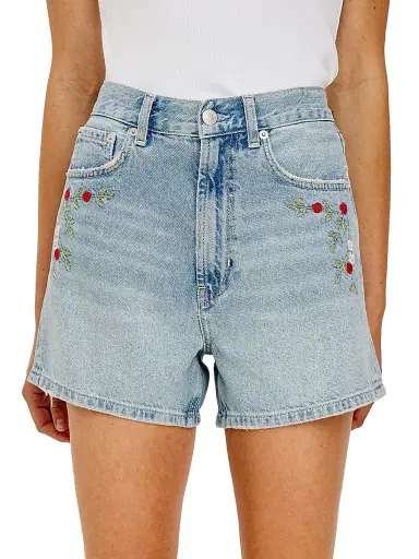 Rails Women's Rancho High-Rise Denim Shorts - Dainty Rose | Thumbnail 3 Rails Women's Rancho High-Rise Denim Shorts - Dainty Rose | Thumbnail 3