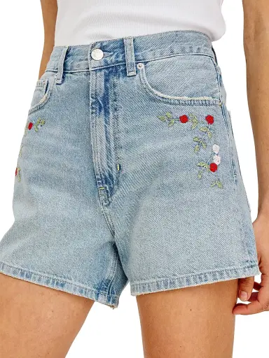 Rails Women's Rancho High-Rise Denim Shorts - Dainty Rose | Thumbnail 6 Rails Women's Rancho High-Rise Denim Shorts - Dainty Rose | Thumbnail 6