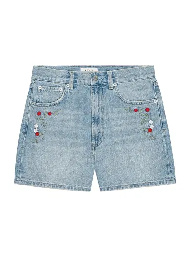 Rails Women's Rancho High-Rise Denim Shorts - Dainty Rose | Thumbnail 1 Rails Women's Rancho High-Rise Denim Shorts - Dainty Rose | Thumbnail 1