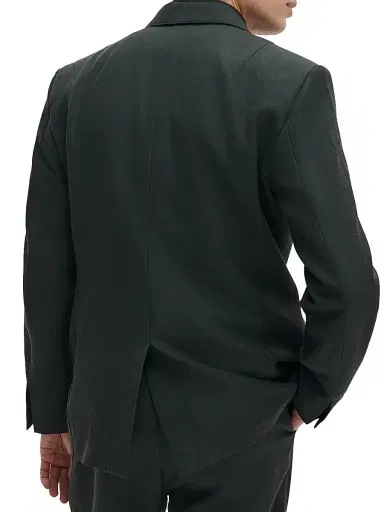 rag & bone Men's Butler Wool-Blend Double-Breasted Blazer - Charcoal Green | Thumbnail 5 rag & bone Men's Butler Wool-Blend Double-Breasted Blazer - Charcoal Green | Thumbnail 5
