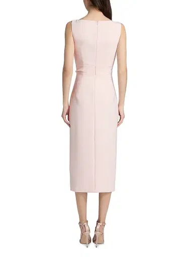 PRABAL GURUNG Women's Stretch Crepe Boatneck Sheath Dress - Petal Pink - Size 8 | Thumbnail 5 PRABAL GURUNG Women's Stretch Crepe Boatneck Sheath Dress - Petal Pink - Size 8 | Thumbnail 5