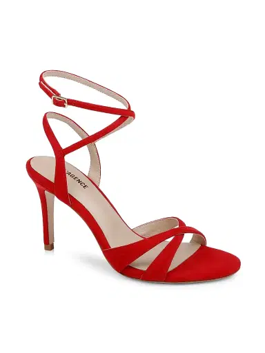 L'AGENCE Women's Miranda 90MM Suede Sandals - Red Suede | Thumbnail 2 L'AGENCE Women's Miranda 90MM Suede Sandals - Red Suede | Thumbnail 2