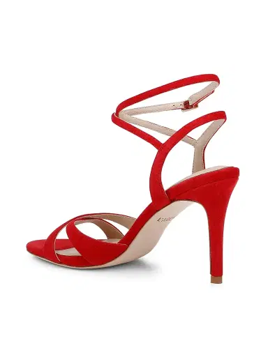 L'AGENCE Women's Miranda 90MM Suede Sandals - Red Suede | Thumbnail 3 L'AGENCE Women's Miranda 90MM Suede Sandals - Red Suede | Thumbnail 3