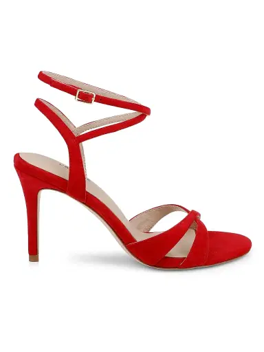 L'AGENCE Women's Miranda 90MM Suede Sandals - Red Suede | Thumbnail 1 L'AGENCE Women's Miranda 90MM Suede Sandals - Red Suede | Thumbnail 1