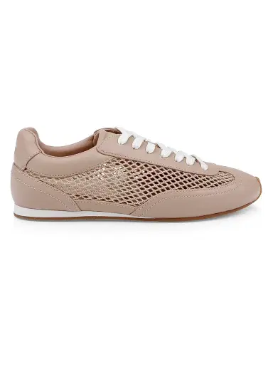 L'Agence Women's Jarah Low-Top Sneakers - Cappuccino Leather - Size 8 | Thumbnail 1 L'Agence Women's Jarah Low-Top Sneakers - Cappuccino Leather - Size 8 | Thumbnail 1
