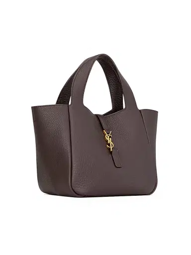 Saint Laurent Women's Le 5 à 7 Baby Bea Top Handle Bag in Grained Leather | Thumbnail 2 Saint Laurent Women's Le 5 à 7 Baby Bea Top Handle Bag in Grained Leather | Thumbnail 2