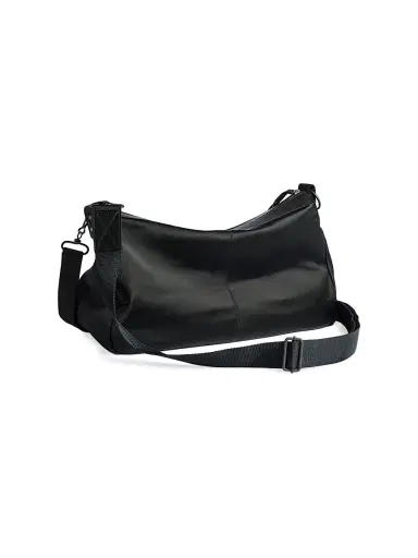 Balenciaga Men's Le City Moto Shoulder Bag - Black | Thumbnail 5 Balenciaga Men's Le City Moto Shoulder Bag - Black | Thumbnail 5