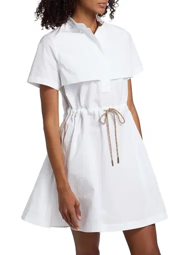 Burberry Women's Isotta Cotton Poplin Minidress | Thumbnail 4 Burberry Women's Isotta Cotton Poplin Minidress | Thumbnail 4