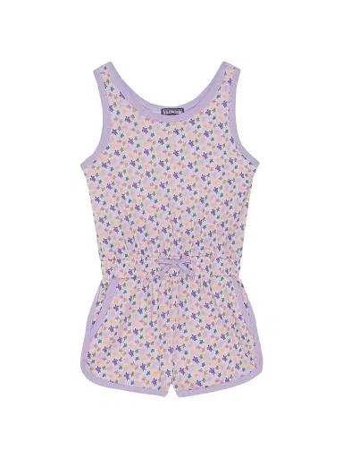 Vilebrequin Little Girl's & Girl's Micro Ronde Des Tortues Cotton Playsuit - Fluer | Thumbnail 1 Vilebrequin Little Girl's & Girl's Micro Ronde Des Tortues Cotton Playsuit - Fluer | Thumbnail 1