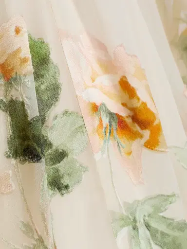Zimmermann Women's Carousel Burnout Floral Tieneck Blouse - Cream Rose | Thumbnail 7 Zimmermann Women's Carousel Burnout Floral Tieneck Blouse - Cream Rose | Thumbnail 7
