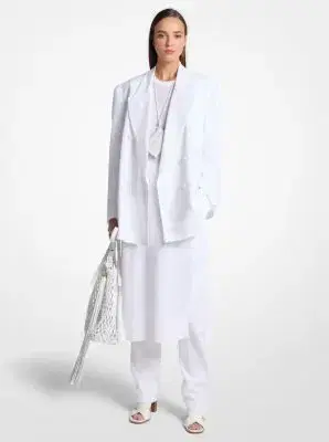 Michael Kors Collection Loli Macramé Shoulder Bag in White - One Size by Michael Kors Collection | Thumbnail 8 Michael Kors Collection Loli Macramé Shoulder Bag in White - One Size by Michael Kors Collection | Thumbnail 8