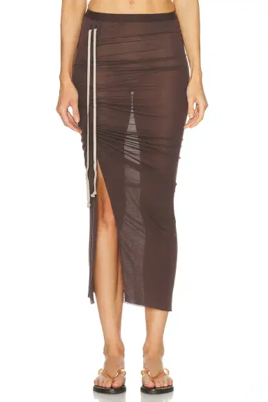 Rick Owens Edfu Knee Skirt | Thumbnail 1 Rick Owens Edfu Knee Skirt | Thumbnail 1