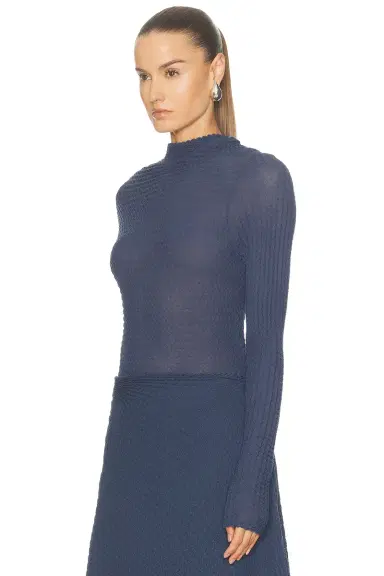 Victoria Beckham Long Sleeve Top | Thumbnail 2 Victoria Beckham Long Sleeve Top | Thumbnail 2