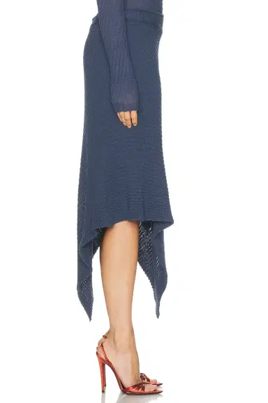 Victoria Beckham Draped Midi Skirt | Thumbnail 2 Victoria Beckham Draped Midi Skirt | Thumbnail 2