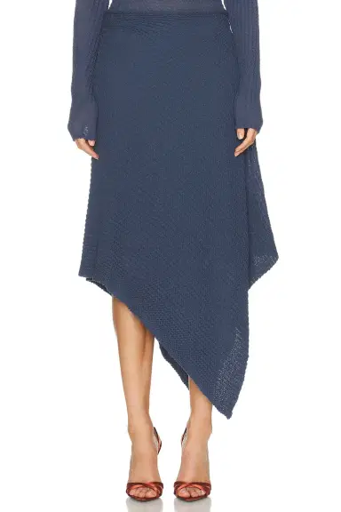 Victoria Beckham Draped Midi Skirt | Thumbnail 1 Victoria Beckham Draped Midi Skirt | Thumbnail 1