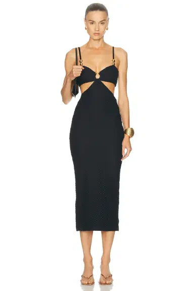 PatBO Frida Mesh Midi Dress | Thumbnail 1 PatBO Frida Mesh Midi Dress | Thumbnail 1