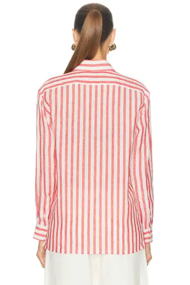 Ralph Lauren Collection Capri Long Sleeve Button Front Shirt | Thumbnail 3 Ralph Lauren Collection Capri Long Sleeve Button Front Shirt | Thumbnail 3