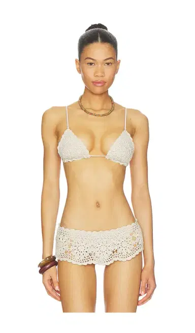 Frankies Bikinis Elena Crochet Top | Thumbnail 1 Frankies Bikinis Elena Crochet Top | Thumbnail 1