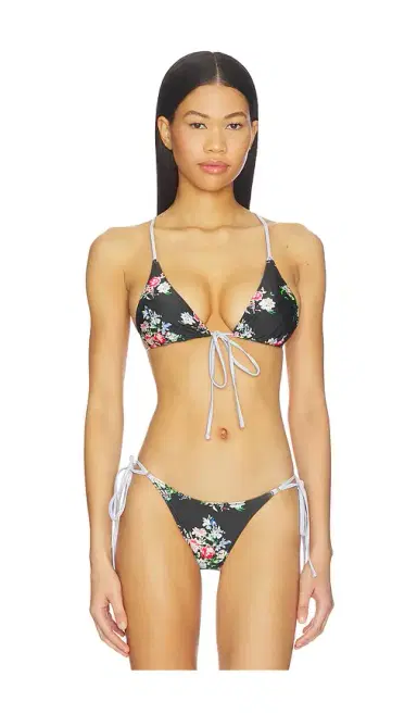 Frankies Bikinis June Satin Top | Thumbnail 1 Frankies Bikinis June Satin Top | Thumbnail 1