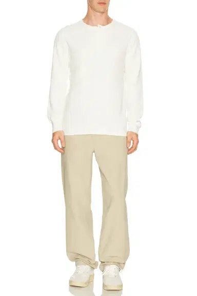 REIGNING CHAMP Lightweight Waffle Standard Henley | Thumbnail 5 REIGNING CHAMP Lightweight Waffle Standard Henley | Thumbnail 5