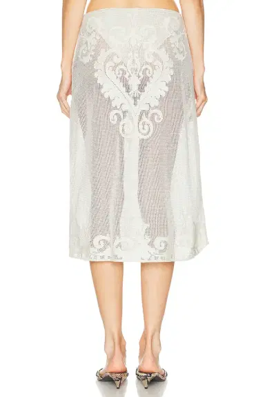 L'Academie Fallon Midi Skirt | Thumbnail 6 L'Academie Fallon Midi Skirt | Thumbnail 6