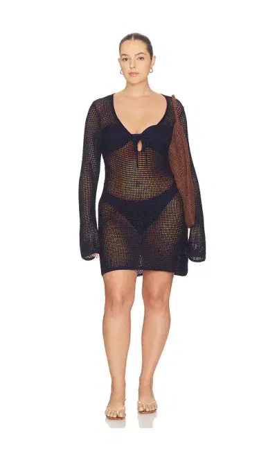 GOOD AMERICAN Crochet Mini Dress | Thumbnail 2 GOOD AMERICAN Crochet Mini Dress | Thumbnail 2