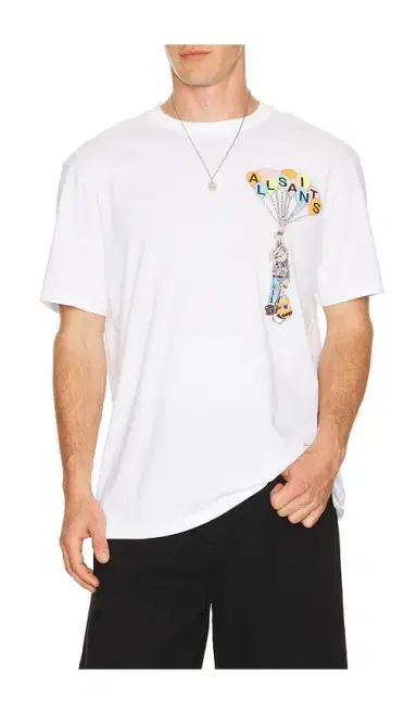 AllSaints Lofty Short Sleeve Crew | Thumbnail 2 AllSaints Lofty Short Sleeve Crew | Thumbnail 2