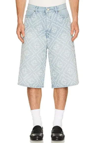 Casablanca Pearl Denim Shorts | Thumbnail 3 Casablanca Pearl Denim Shorts | Thumbnail 3