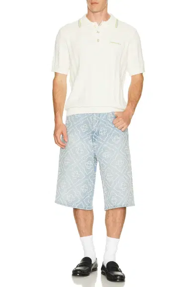 Casablanca Pearl Denim Shorts | Thumbnail 5 Casablanca Pearl Denim Shorts | Thumbnail 5