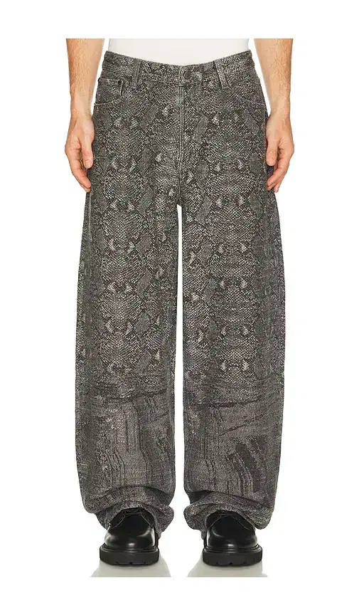 Denim Snake Oversized Jeans Denim Snake Oversized Jeans