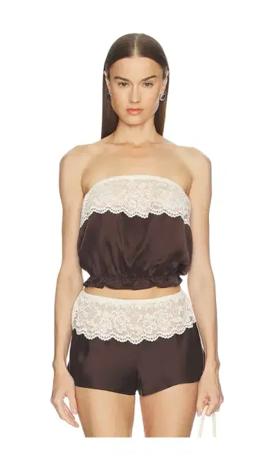 Frankies Bikinis Rosie Silk Sleeveless Blouse | Thumbnail 1 Frankies Bikinis Rosie Silk Sleeveless Blouse | Thumbnail 1