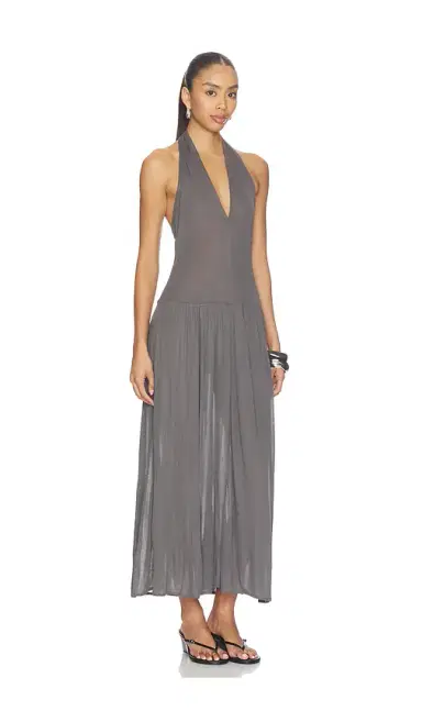 St. Agni Fluid Jersey Halter Dress | Thumbnail 2 St. Agni Fluid Jersey Halter Dress | Thumbnail 2