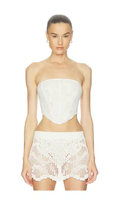 HAELO Feather Lace Corset | Thumbnail 1 HAELO Feather Lace Corset | Thumbnail 1