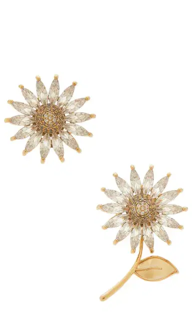 Anton Heunis Asymmetric Daisy Earrings | Thumbnail 1 Anton Heunis Asymmetric Daisy Earrings | Thumbnail 1