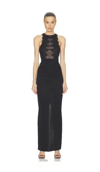 HAELO Wave Lace Evening Dress | Thumbnail 1 HAELO Wave Lace Evening Dress | Thumbnail 1