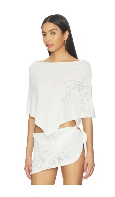 Frankies Bikinis Scout Knit Poncho | Thumbnail 2 Frankies Bikinis Scout Knit Poncho | Thumbnail 2
