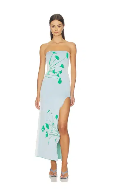 PH5 Iris Flower Print Maxi Tank Dress | Thumbnail 1 PH5 Iris Flower Print Maxi Tank Dress | Thumbnail 1
