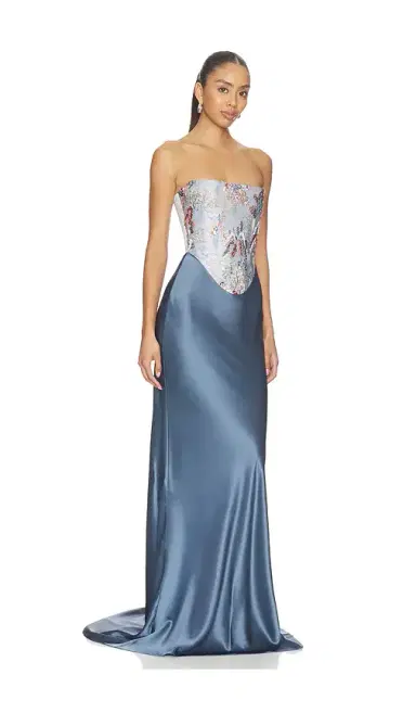 SAU LEE Blue Gown | Thumbnail 2 SAU LEE Blue Gown | Thumbnail 2