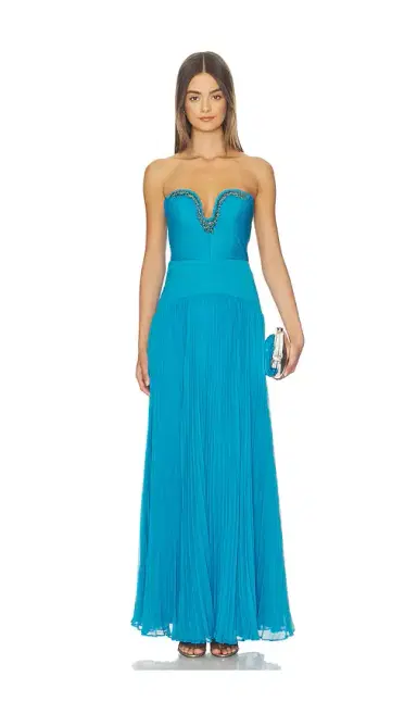 AMUR Fiora Pleated Dress | Thumbnail 1 AMUR Fiora Pleated Dress | Thumbnail 1