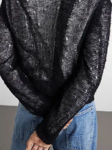Our Legacy Academy Open-Knit Linen-Blend Cardigan - Men | Thumbnail 5 Our Legacy Academy Open-Knit Linen-Blend Cardigan - Men | Thumbnail 5