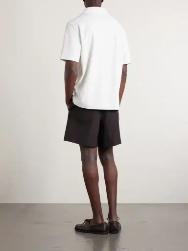 MR P. Cotton and Silk-Blend Terry Polo Shirt - Men | Thumbnail 4 MR P. Cotton and Silk-Blend Terry Polo Shirt - Men | Thumbnail 4