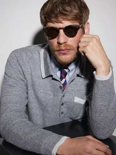 Thom Browne Round-Frame Tortoiseshell Acetate Sunglasses - Men | Thumbnail 2 Thom Browne Round-Frame Tortoiseshell Acetate Sunglasses - Men | Thumbnail 2