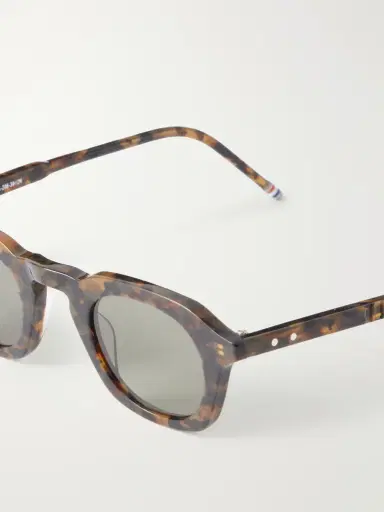Thom Browne Round-Frame Tortoiseshell Acetate Sunglasses - Men | Thumbnail 5 Thom Browne Round-Frame Tortoiseshell Acetate Sunglasses - Men | Thumbnail 5