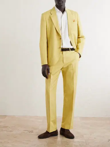 Paul Smith Cotton and Linen-Blend Suit Jacket - Men | Thumbnail 4 Paul Smith Cotton and Linen-Blend Suit Jacket - Men | Thumbnail 4