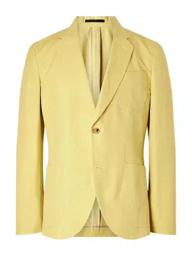 Paul Smith Cotton and Linen-Blend Suit Jacket - Men | Thumbnail 1 Paul Smith Cotton and Linen-Blend Suit Jacket - Men | Thumbnail 1