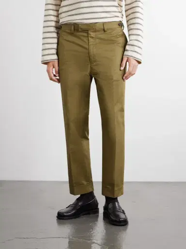 Beams Plus Ivy Straight-Leg Cotton-Twill Trousers - Men | Thumbnail 3 Beams Plus Ivy Straight-Leg Cotton-Twill Trousers - Men | Thumbnail 3